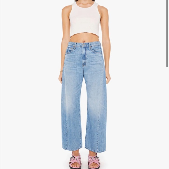 MOTHER Denim - MOTHER NWT The Half Pipe Flood in Material Girl Wash